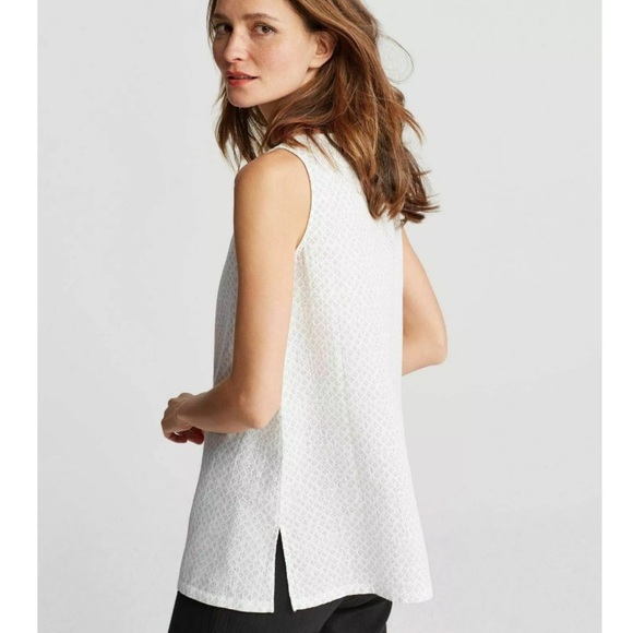 eileen fisher gauze top